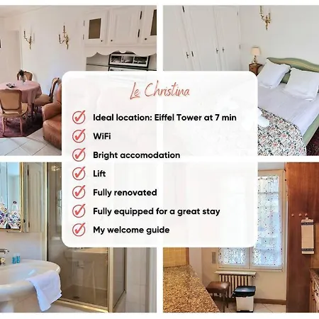 Christina : A Deux Pas De La Tour Eiffel Apartman Párizs