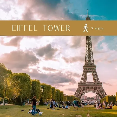 Apartament Christina : A Deux Pas De La Tour Eiffel Paryż
